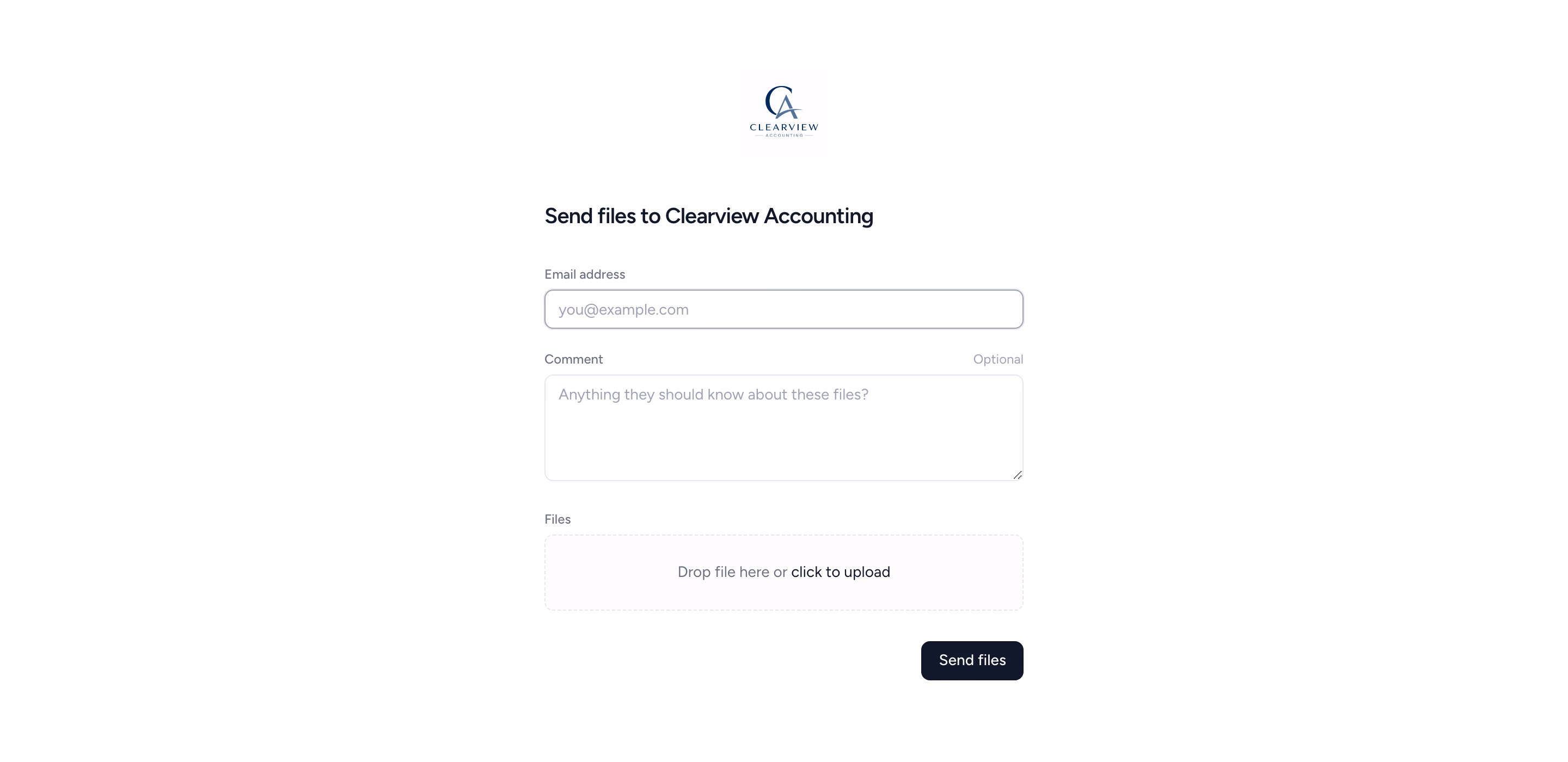 Tidyflow client upload link letting clients upload documents without logging in