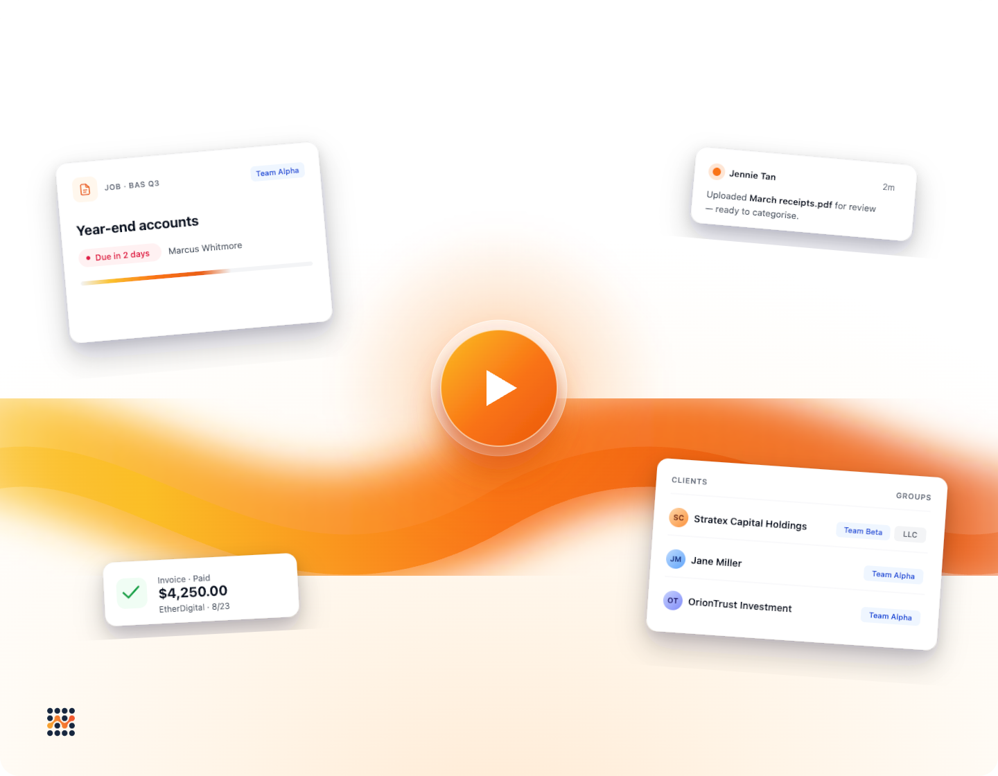 Tidyflow product tour preview