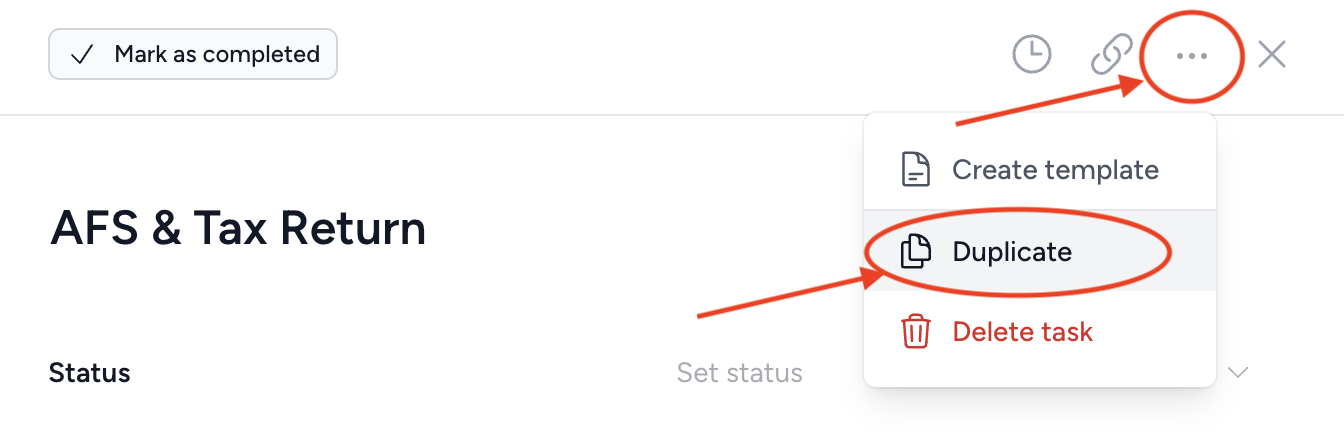 Duplicate a job